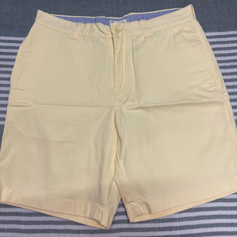 J. Crew Vintage Yellow Cotton Shorts‎ Size 33